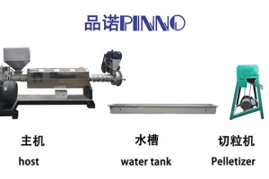 PN2-QS 125H Single-stage Flake water-strand granulator（plastic waste recycling and pelletizing）