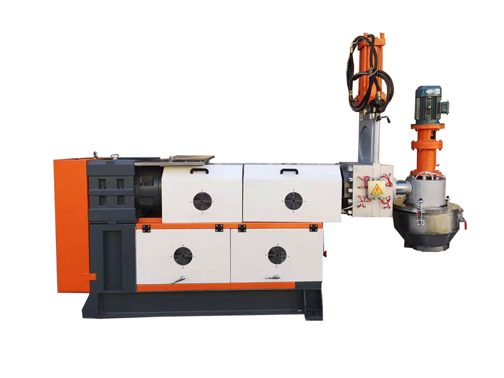 PN2-TP125/125S+Double-stage membrane material Water Ring Cutting Granulator(plastic waste recycling and pelletizing)