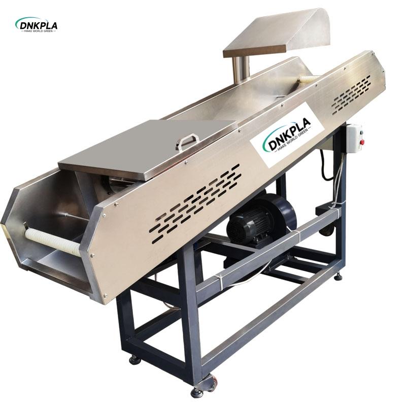 Strip blowing machine